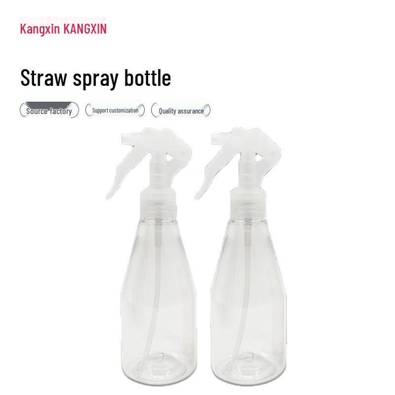 200ml Transparent Plastic Spray Bottle for Alcohol Disinfection - Fine Mist, Hand-Press, Refillable.
