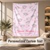 Tapestry Custom Name Text, Wall Hanging Tapestry Home Room DecorMy Melody