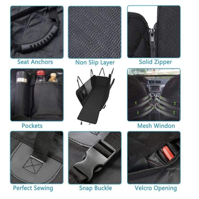 Buy Dog Car Seat Cover Waterproof Pet Dog Travel Mat Mesh Dog Carrier