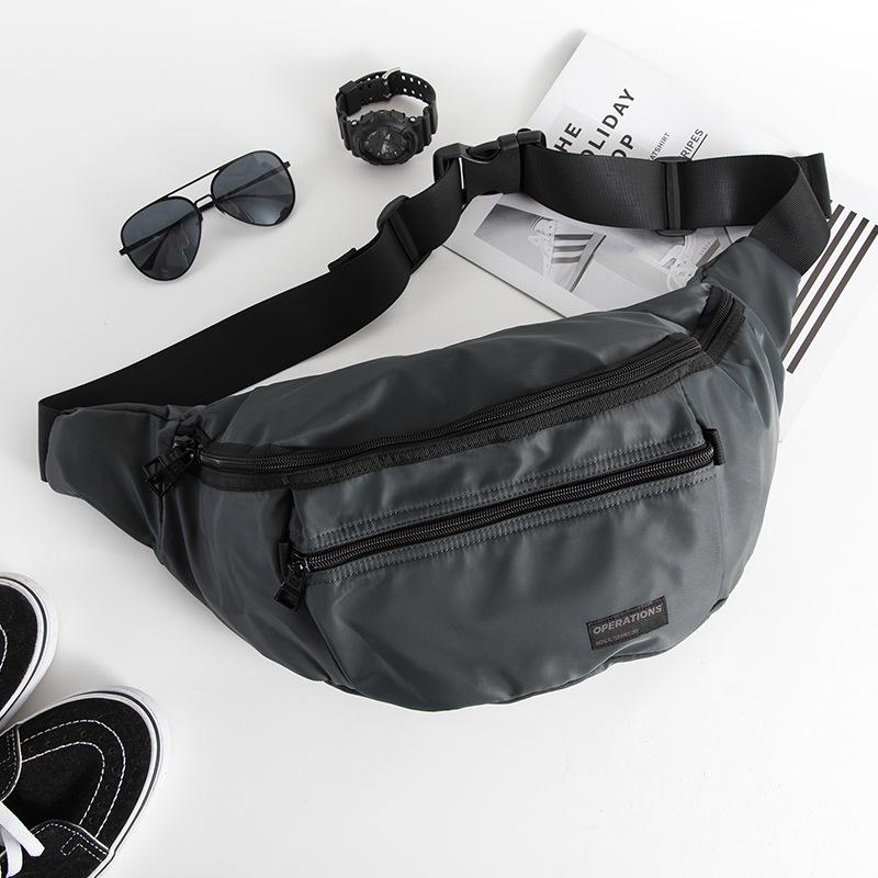 

Мужская водонепроницаемая сумка-мессенджер большой вместимости для велоспорта и активного отдыха серый