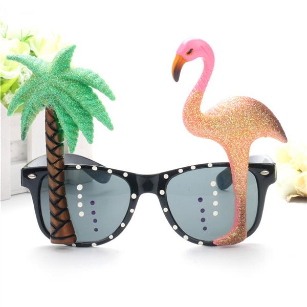 Retro Novelty Party Sunglasses Hawaiian Tropical Fancy Dress Accessories Glasses