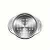 Leeseph 1pc Stainless Steel Food Can Strainer, Tuna Strainer, Sieve Tuna Lid Press Canning Colander, Oil Drainer, Kitchen Tools