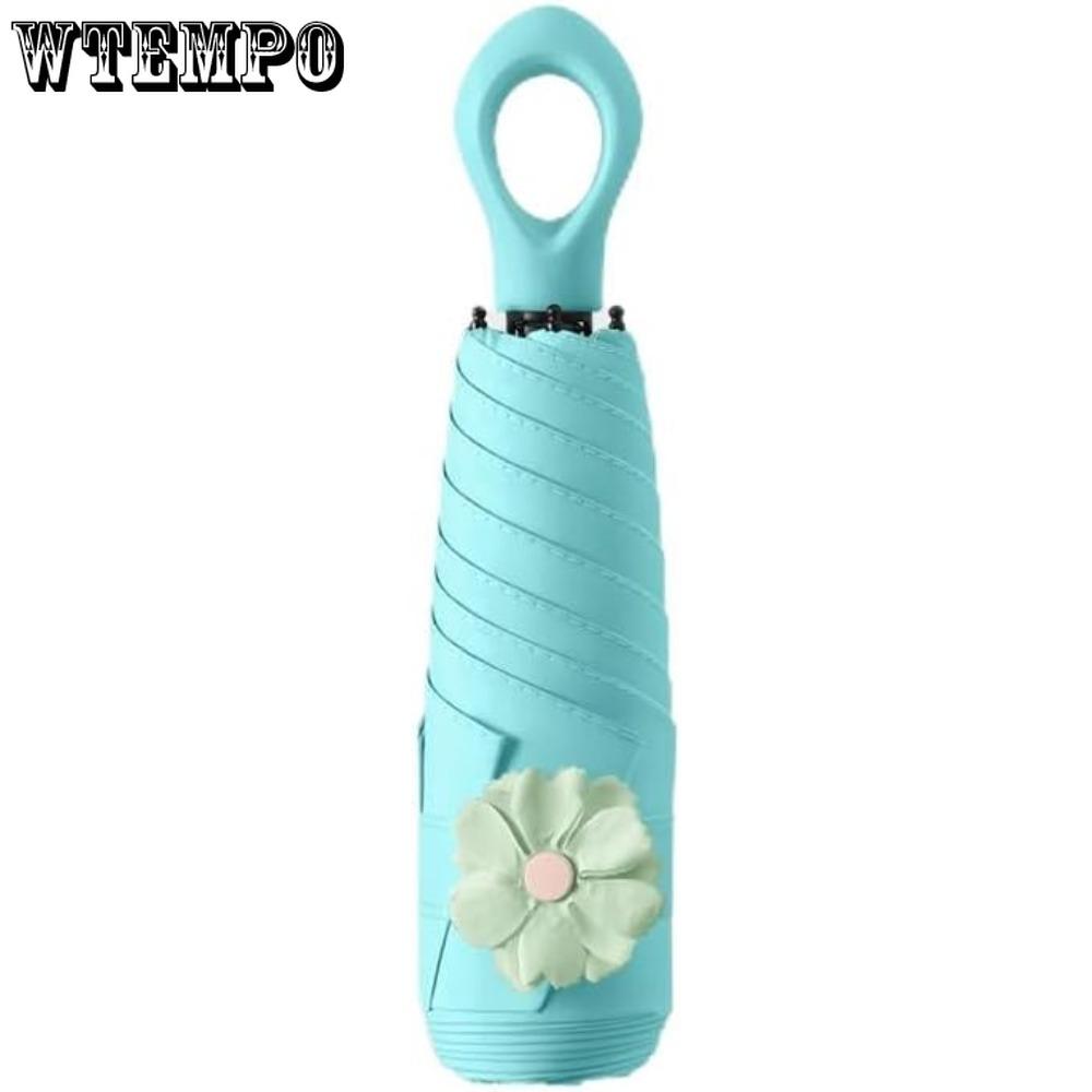 Mini Umbrella For Purse, Small Travel Umbrella Compact Waterproof Umbrella for Light Rain, Suitable for Women Purse and Pocket