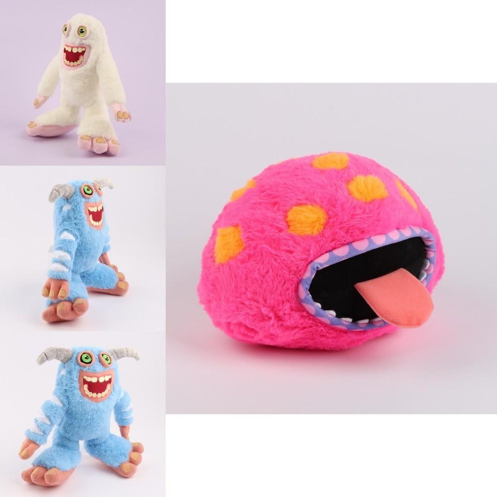 My Singing Monsters Plush Toy Blue White And Pink