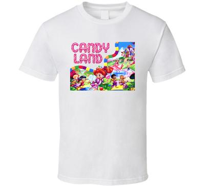 Candy Land Dziecięca Koszulka z Grą Planszową