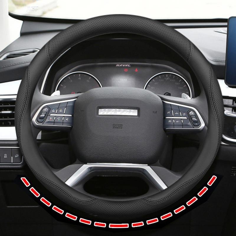 For Haval Menglong Raptor 2026-2026 Car Steering Wheel Cover Leather Ultra-thin Anti Slip Car Handle Covers Interior Accessories