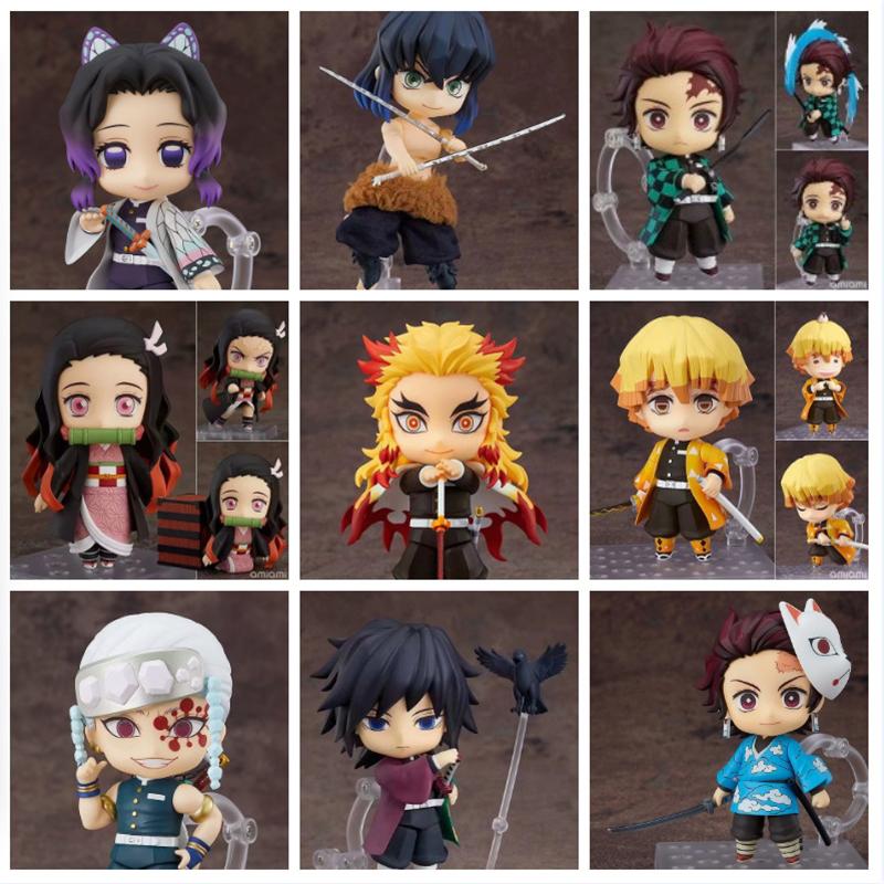 New Lover Kimetsu No Yaiba Tomioka Giyuu #1408 Action Figure Model Toy Change Face Giyuu Figurine Cute Toys 10cm