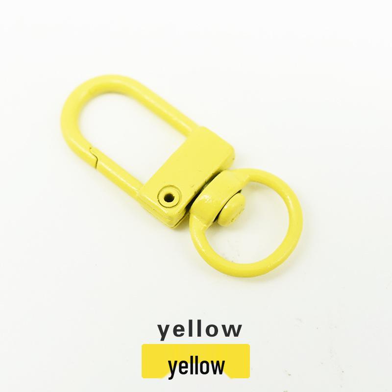 Portachiavi a Fibbia a Molla a Forma di U in Metallo Colorato per Artigianato Fai-da-Te e Accessori per Bambole