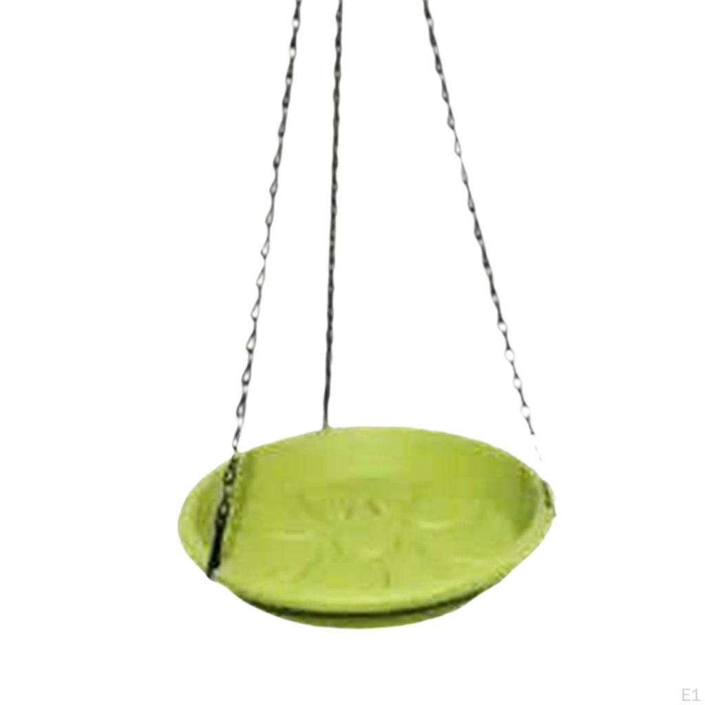 Hanging Bird Feeder Tray Sturdy Feeding Station Water Feeders Bowl for Balcony Patio
