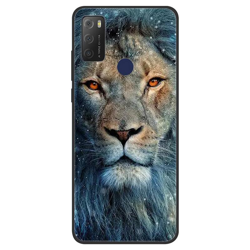 For TCL 20Y Case Girl Cat Flower Soft Silicone Back Wolf Shell for TCL 20E 6125F Fundas Phone Cover For TCL20Y 6156D 20 E Coque