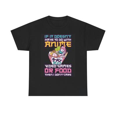 Videospiele Anime Lustiges Grafik-T-Shirt Retro Unisex Schweres Baumwoll-T-Shirt
