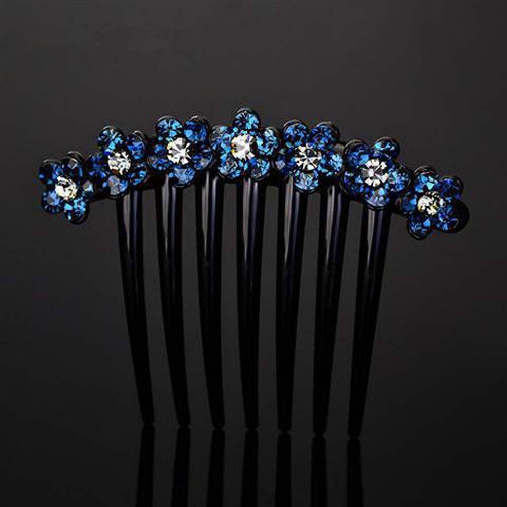 Ponytail Holder For Girls Korean Barrettes Crystal Hair Clips Women Hair Comb Mother Headwear