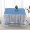 Dust Proof Oven Cover Yarn Edge Tablecloth Household Microwave Dust Cover  Kitchen Appliances