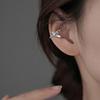 Creative Thousand Paper Crane Ear Clip Suitable for Women Fashionable and Sweet Zircon Crane Ear Bone Clip Earrings Jewelry