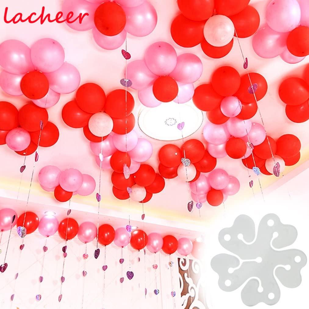 5pcs  Balloon Flower Clip Connector Plum Blossom Stand Wedding Birthday Festival Party Decoration