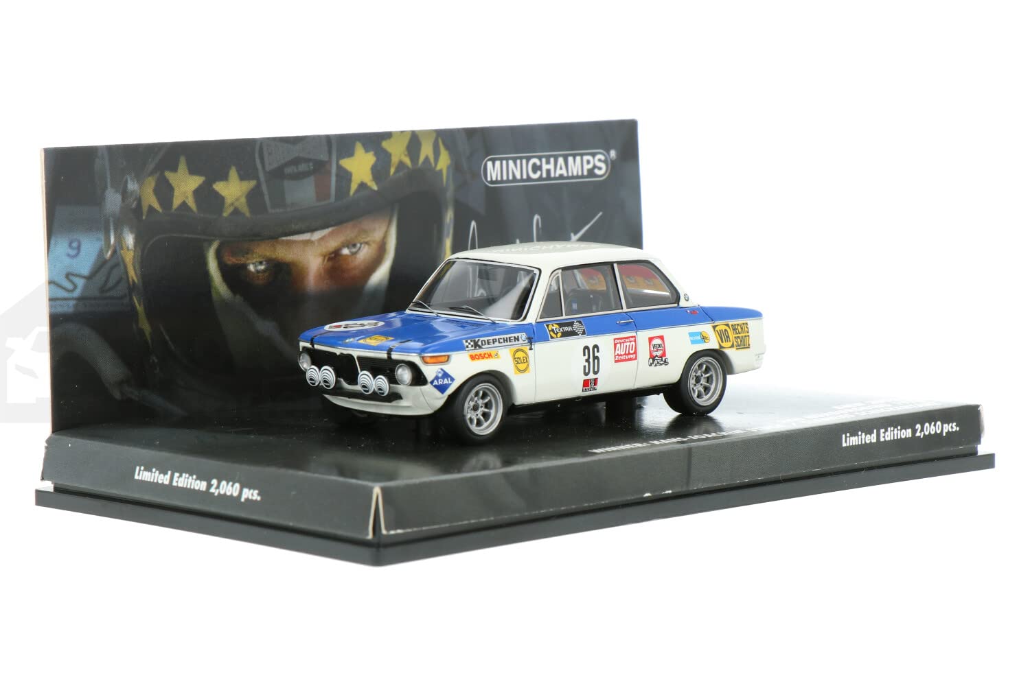 

PMA BMW 2002ti Nurburgring Завершенный продукт 1/43 1970#36