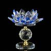 Household Colorful Crystal Lotus Candlestick, Butter Lamp Holder, Buddha Offering Lamp, Interior Decoration, Buddha Hall, Prayer