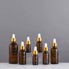 Amber Glass Essential Oil Bottle with Graduated Dropper, Refillable, Light-Blocking for High-Grade Blends