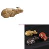 Clay Tea Pet Samll Cattle Figurines Ornaments Gift for Tea Lovers HX6C