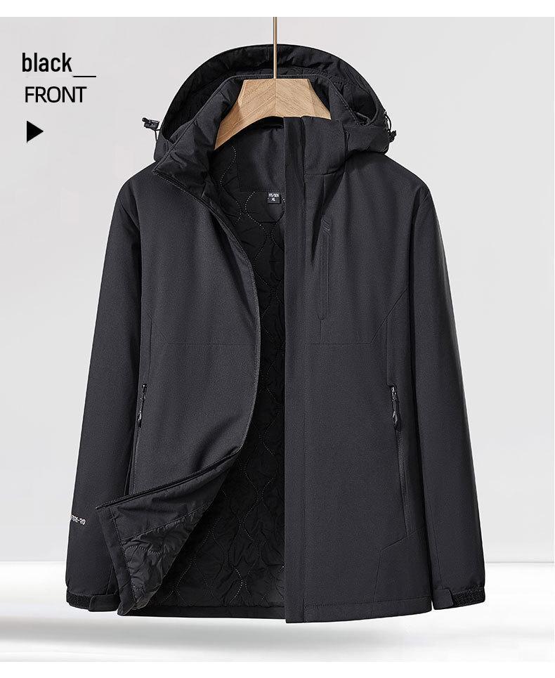 Unisex 2026 Winter Ski Jacket: Thick, Warm, Hooded Coat for Mountaineering