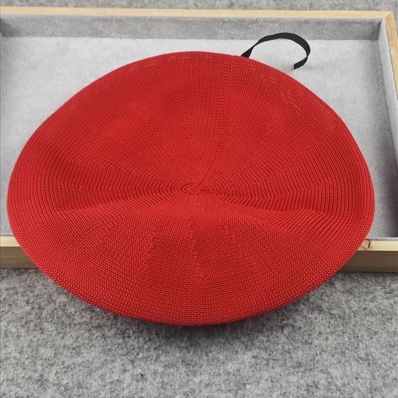 Summer Breathable Beret Hat For Men And Women Lightweight Polyester Casual Headwear