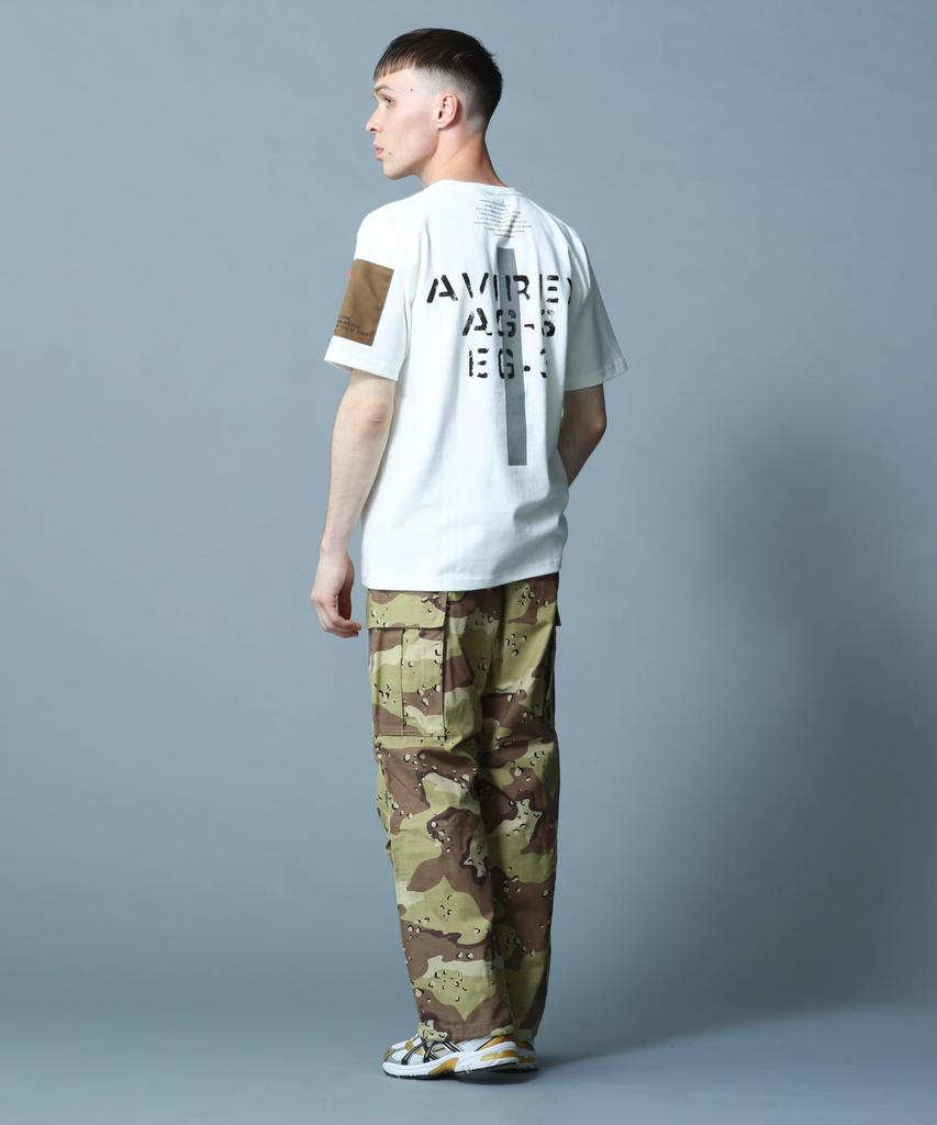 Avirex Remodel Design Crew Neck DEPOT Remodel Design Crew Neck Rozmiar T-Shirtu (WEB & Ekskluzywny) Męski T-shirt, M, 030, Biały, 783-3934025