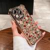 Flower Plating Clear Case For Huawei Honor X5C X7D X9D 400 Pro Magic 7 Lite X8C X8B X8 X8A X7A X6C X9B X5B X6A X9A Airbag Cover