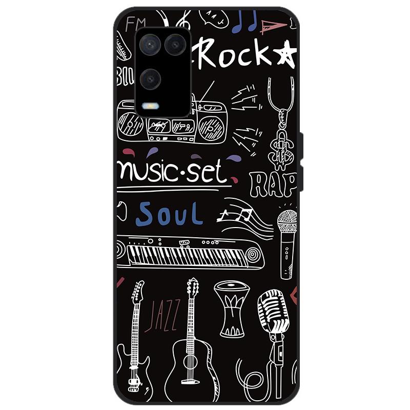 For OPPO A54 Case Back Phone Cover For OPPO A54 5G 4G Case CPH2239 CPH2195 OPPOA54 A 54 Bumper Silicon Soft Coque black tpu case