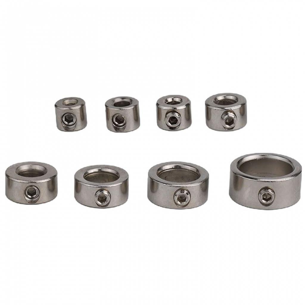 8 Sizes Available Drill Bit Positioner Stop Collar Set Depth Stop Collars