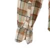 Gap 80s Vintage Check Pattern Long Sleeve Shirt Beige Men's Used
