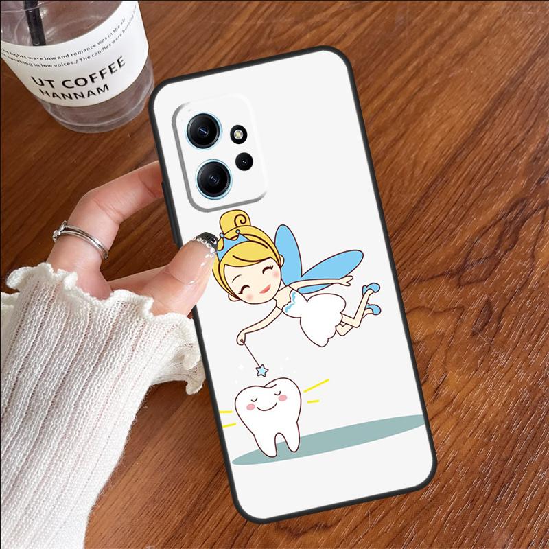 Cartoon Dentist Dental Teeth Case For Xiaomi Redmi 14C 13C 10C 12C Redmi Note 14 Pro 13 12 11 9 10 9S 10S 11S 12S Cover