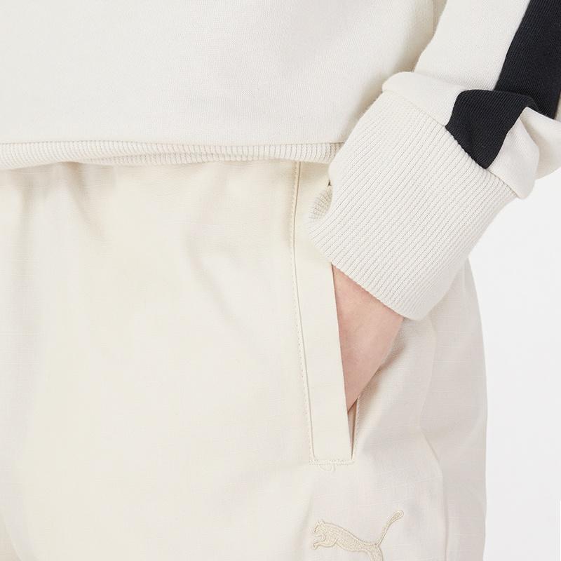 PUMA Cargo Pants Women's White Moderate Cargo Pants 535179-99