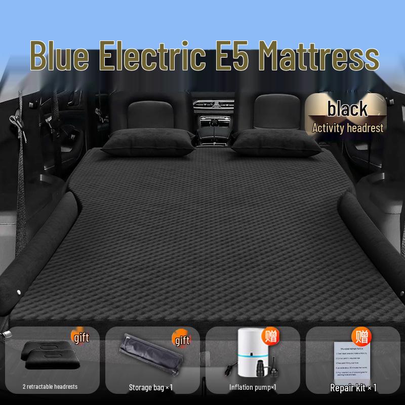 Cama de Carro Lan Dian e5plus: Almofada Inflável para Porta-Malas e Colchonete para Dormir no Banco Traseiro