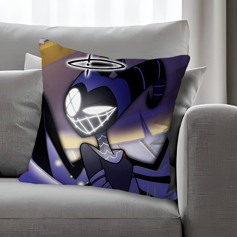 Lute HHazbinES Anime Celebrity Merchandise AllMatch Printed Pillow Case Sofa Car Office Room Decoration Protector