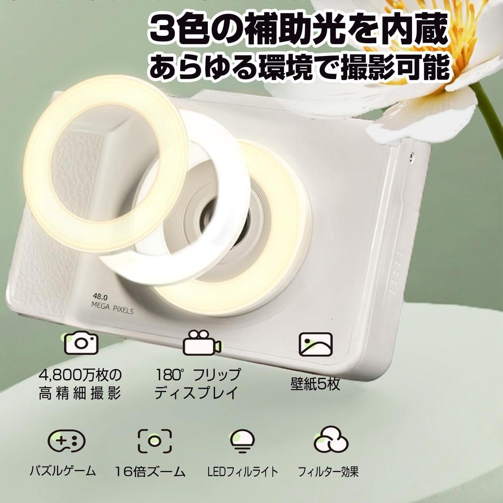 Digital 68 Million 16x Digital 1080P Video 32GB Micro SD Card Design for Perfect Selfies Camera, Pixels, 30FPS, 2.8-inch LCD, Zoom, Recording,