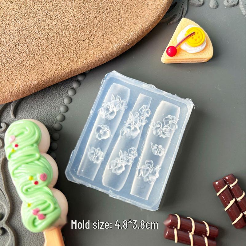 Stampi per Unghie Artistiche 3D in Alta Trasparenza - Design Orsetto, Fiocco, Bouquet