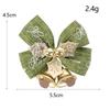 Mini Christmas Bow Bell Christmas Tree Reusable Christmas Decorations durable Wear-resistant Bowknot Ornament Present Bow Garden