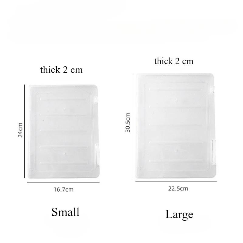 Transparent A4 File Document Case Organizer Storage Box File Contract Classification Bills Sorting Office Supplies Wholesale