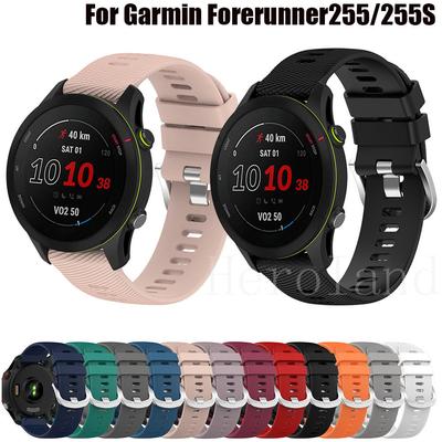 Silikon 18mm 22mm Uhrenarmband Für Garmin Forerunner 255S Vivoactive 4S 3S Armband Für Garmin Forerunner 255 Venu 2 Band
