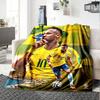 1pc Neymar1 Blanket, Gift, for Men and Women, Soft Blanket, Good for Sofa Bed Couch Travel, Lightweight Flannel Blanket