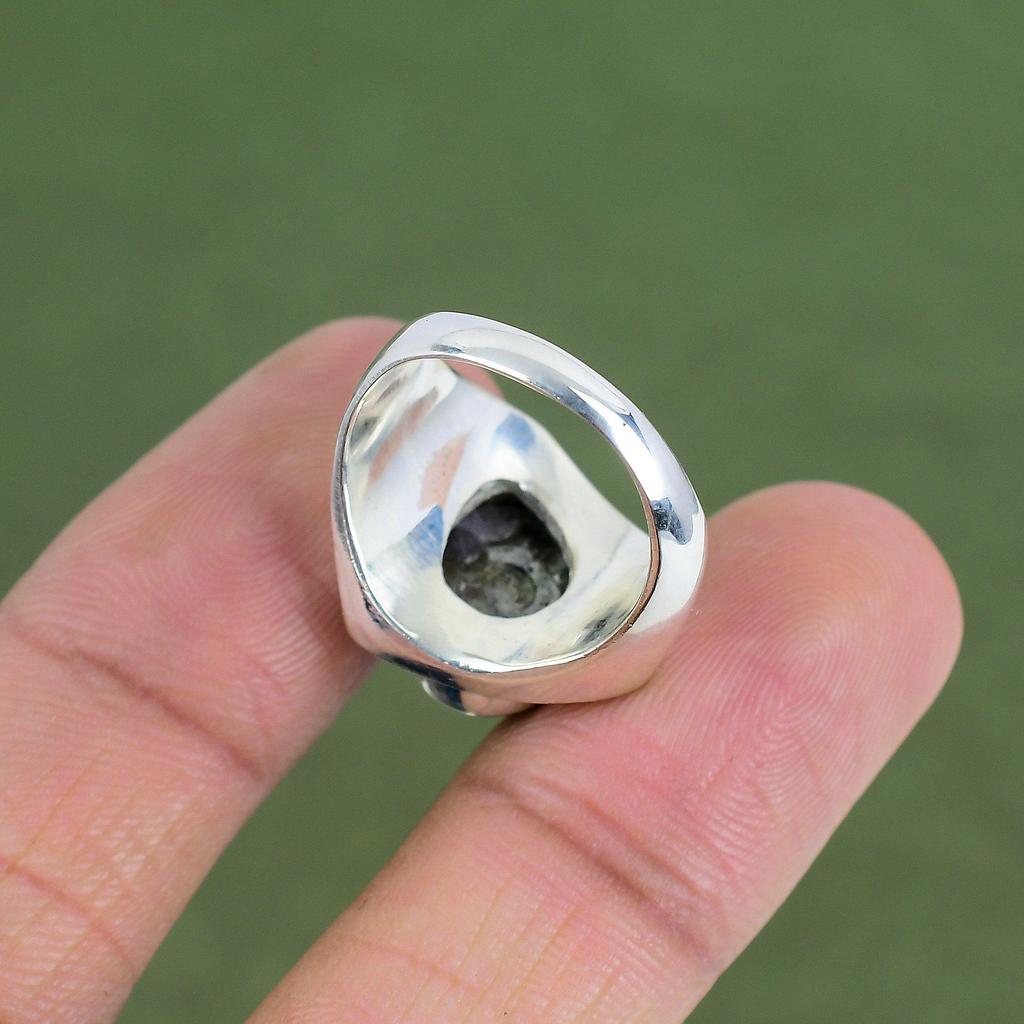 Kupfer Rubin Zoisit Ring 925 Sterling Silber Ring Natürlicher Edelstein Schmuck Eleganter Silberring Handgefertigter Ring Für Geschenk Erhältlich In Ringgröße