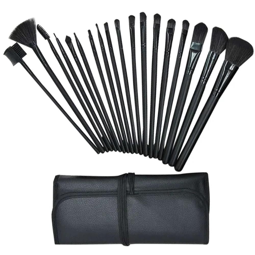 Gift Bag Of  24 Pcs Makeup Brush Sets Professional Cosmetics Brushes Eyebrow Powder Foundation Shadows Make Up Tools