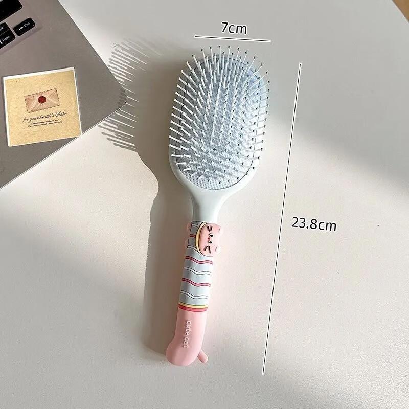 Cat-Shaped Air Cushion Hairbrush Set