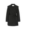 ELLASSAY Women's Shawl Lapel Wool Coat