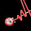 Trendy Hospital Electrocardiogram Stethoscope Red Jewelry Brooches Fashion Accessories Brooch Pins