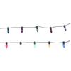 0.5m 1:12 Scale Miniature Christmas Lights - Multi-Color Plastic String Lights for Dollhouse