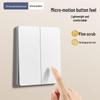 Mijia App Smart Switch: Universal Single/Double Control with Voice-Activated Whole House Panel.