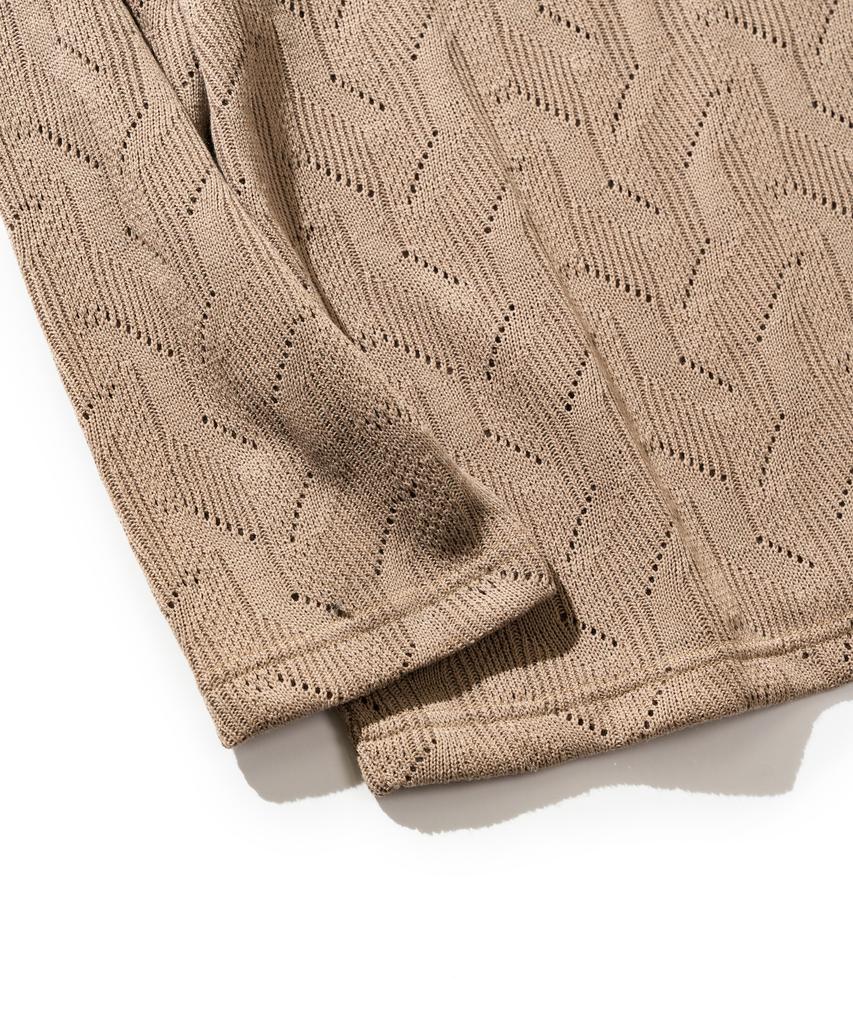 VASTIC Comb Pattern Knit_Beige