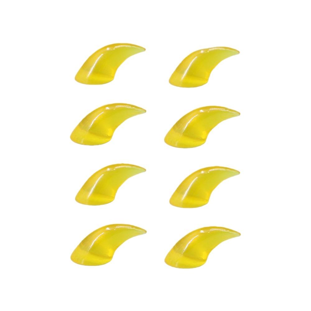 8 Stück Spitz/Stumpf Pelzige Krallen Nägel Epoxid DIY Tierpfoten Zubehör Cosplay Kostüm Zubehör