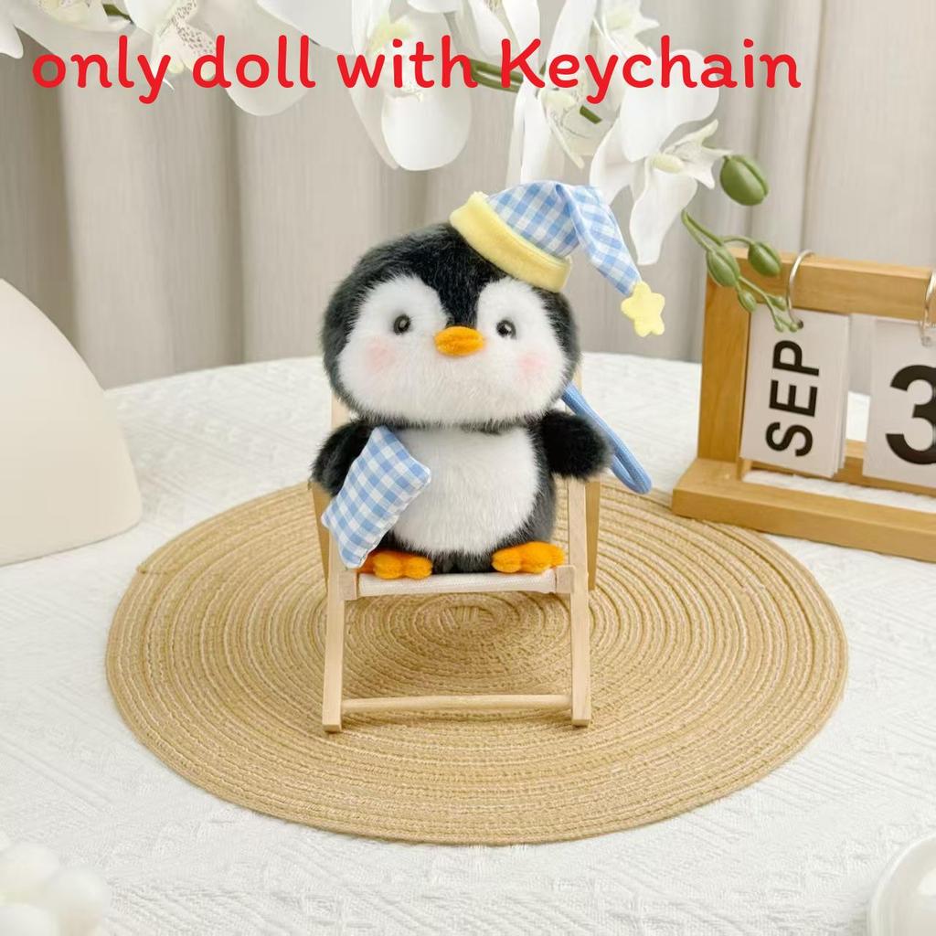 Penguin Plush Keychain With Soft Short Plush For Gifts And Bag Decor